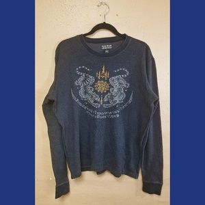 Lucky Mens Long Sleeve Waffle Thermal Tiger Medium